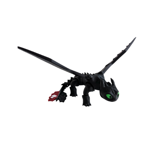 Фігурка Беззубик (Toothless) &mdash; дракон з мультфільму &laquo;Як приручити дракона&raquo;, велика 3D фігура Toothless фото